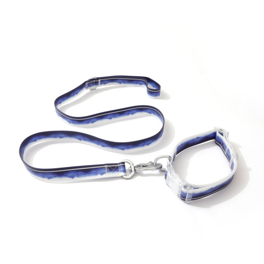 Blue Porcelain Pattern Coated Webbing Walk Kit